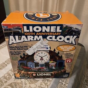 Lionel 100th Anniversary Talking Train Clock - NIB